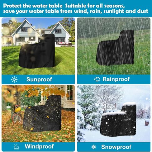 tonhui Water Table Cover for Step2 Water Table, Kids Water Play Table Cover Waterproof, Heavy Duty Oxford Fabric Outdoor Sun, Dust Protection in Kuwait