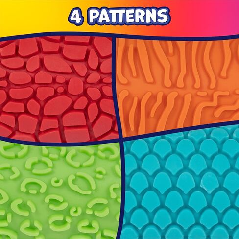 READY 2 LEARN Paint and Dough Animal Rockers - Set of 4 - Ages 2+ - Easy to Grip Arts and Crafts Stampers for Kids - DIY Textures and Patterns in Kuwait