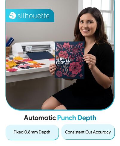 Silhouette America SILH Cameo 4 Punch Tool, White and Black in Kuwait