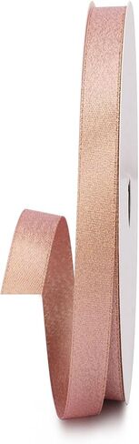 VIVIQUEN Double Faced Rose Gold Purl Ribbon,Luxury Glitter Ribbon 5/8 Inches x 20 Yards, Prefect for Gift Wrapping,Floral Arrangements,Wedding Decorations in Kuwait