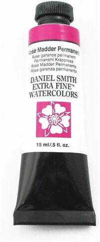 Daniel Smith Extra Fine Watercolor 15ml Paint Tube, Rose Madder Permanent, 5 Fl Oz, red in Kuwait