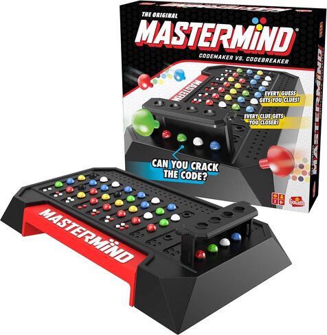Pressman PRE-3018-06J Mastermind Strategy Game of Codemaker vs. Codebreaker, 5", Multi-colored in Kuwait