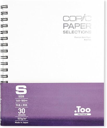 Copic Wire-Bound Sketchbook S, 5" x 7", Premium Bond Paper (157gsm), 30 Sheets, White in Kuwait