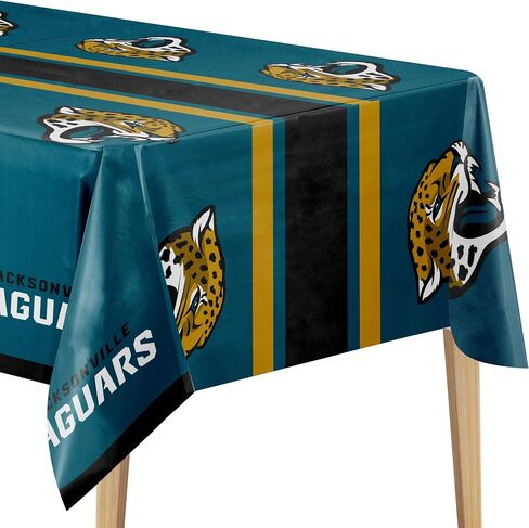 Trendware Jacksonville Jaguars Plastic Tablecloths, 3 ct in Kuwait