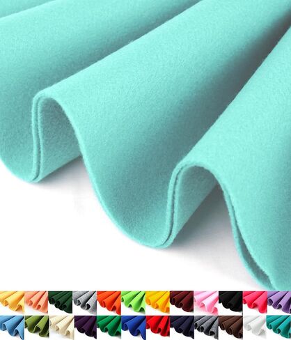 Barcelonetta | Felt Fabric | 72" Wide | 1.6mm Thick | Acrylic & Soft | Felt by the Yard | Felt for DIY Crafts, Projects, Sewing (White, 1 Yard) in Kuwait