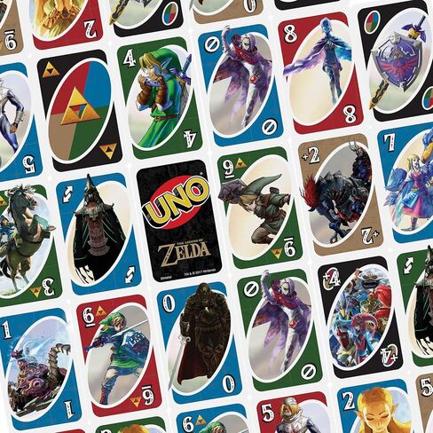 Mattel Games UNO the Legend of Zelda Card Game for Family Night with Graphics From the Legend of Zelda & Special Rule in Kuwait