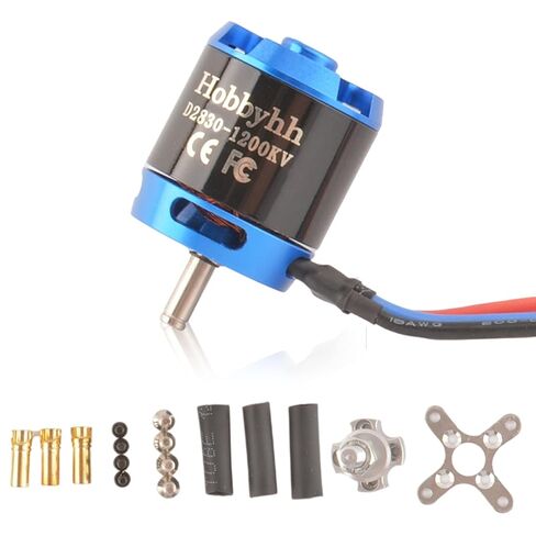 DIAMONDDYNAMICS Hobbyhh Brushless Motor, 3530 1100kv Durable Metal Brushless Motor High Efficiency Compatible for DIY RC Glider Aircraft Plane and UAV in Kuwait