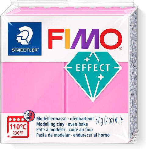 STAEDTLER 8010-501 FIMO Effect Oven-Hardening Polymer Modelling Clay - Neon Green (57g) in Kuwait