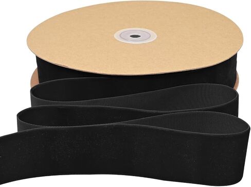 Black Velvet Ribbon 1 inch × 25 Yards for Christmas Wreath Bow DIY Sewing Projects Gift Wrapping in Kuwait