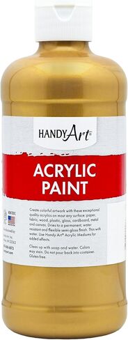 Handy Art Student Acrylic Paint 16 ounce, Metallic Gold in Kuwait