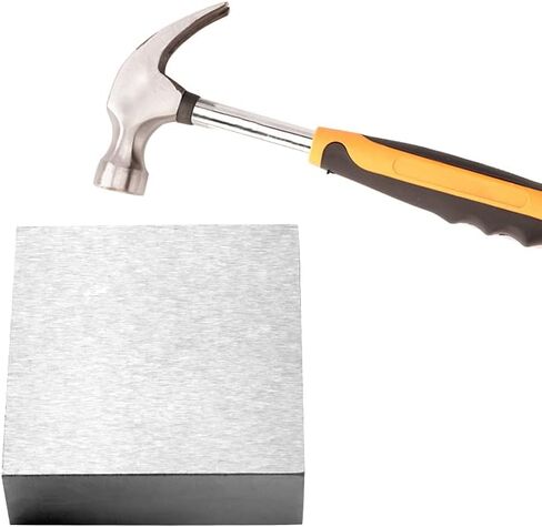 CHENTEC الصلب مقعد كتلة المجوهرات أداة معدنية مقعد كتلة لختم والمجوهرات (4 "× 6" × 3/4 ") in Kuwait