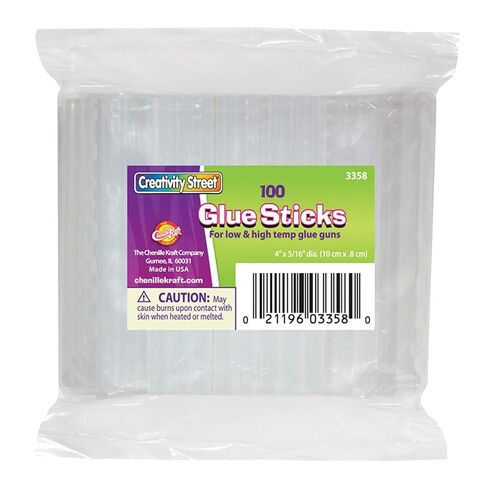 Creativity Street 5/16" Dual Temperature Glue Sticks, Clear (3358) in Kuwait
