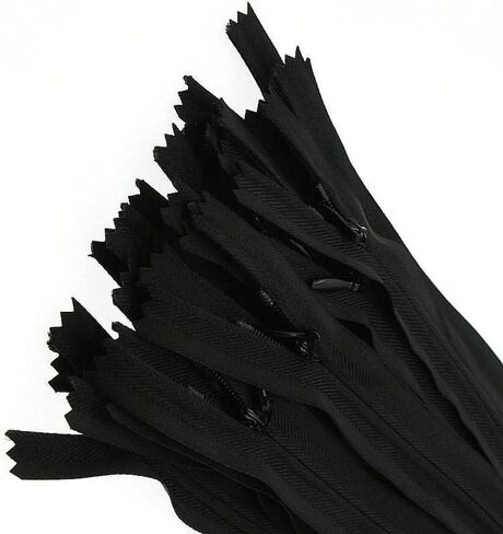 22nch Nylon Invisible Zipper, Close End Hidden Zipper for Handmade Garment/Bags/Home Textile,Tailor Sewer Crafter's Special(20 PCS Black) YIGUANXIN in Kuwait