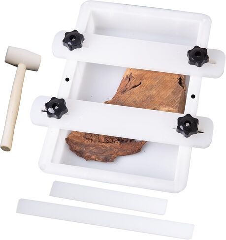 Kalinta Epoxy Mold with Divider Adjustable- 15.7x9.8x3in No-Seal Resin Mold Integrated Clamping System - Perfect for Beginners & Experienced Artists Alike - Ideal for Creative Resin Art Projects in Kuwait