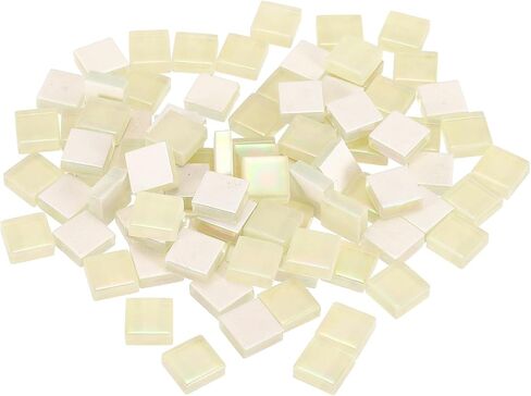 MECCANIXITY Mosaic Tiles, Micro Glass Tiny Mini Mosaic Tile DIY Hobbies Handmade Crystal Free Stone Craft Material Creativity (Gray Pack of 110) in Kuwait