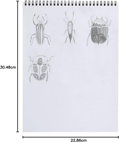 UCreate Sketch Book, Standard Weight, 9" x 12", 30 Sheets in Kuwait