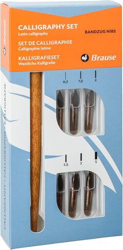 Brause – Calligraphy Writing Nibs Variety Set, 6 Nibs in Kuwait