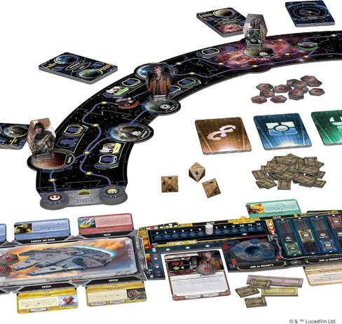Star Wars Outer Rim Board Game | Strategy Game | Adventure Game for Adults and Teens | Ages 14 and up | 1-4 Players | Average Playtime 3-4 Hours | Made by Fantasy Flight Games in Kuwait