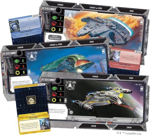 Star Wars Outer Rim Board Game | Strategy Game | Adventure Game for Adults and Teens | Ages 14 and up | 1-4 Players | Average Playtime 3-4 Hours | Made by Fantasy Flight Games in Kuwait