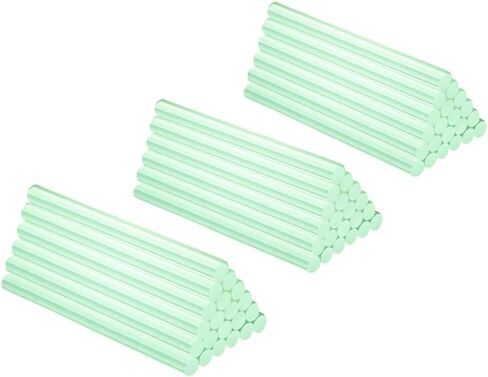 NEX&CO Glow in The Dark Hot Glue Sticks, Bulk Value Pack 60 Count Green Luminous Sticks, Mini Size 4" 0.27 Diameter, Colored Fabric Glue Stick, Perfect for Low and High Temp All Purpose Glue Guns in Kuwait
