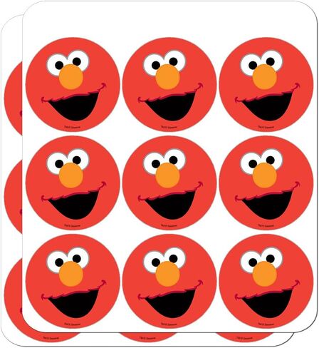 Sesame Street Elmo Face Planner Calendar Scrapbooking Crafting Stickers in Kuwait