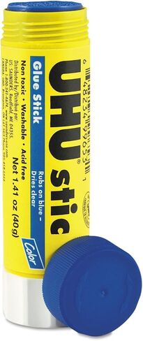 Saunders UHU Glue Stick, 1.41 oz., Blue (99653) in Kuwait