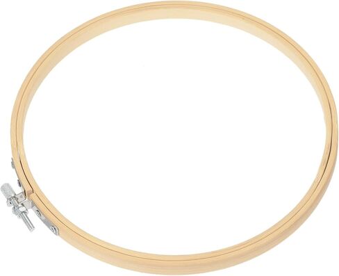 MECCANIXITY Embroidery Hoop 4 Inch Round Bamboo Circle Cross-Stitch Ring for Art Craft Sewing Ornament, Pack of 3 in Kuwait