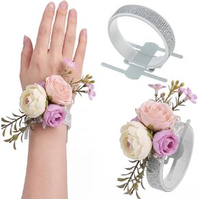 Elastic Wrist Corsage Bands, Elastic Wristlets for Wedding Prom Flowers (120 Pieces) in Kuwait