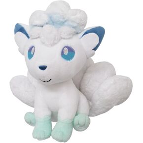 Sanei PP61 Alolan Vulpix Pokemon All Star Collection Stuffed Plush, 7", 156 months to 180 months in Kuwait