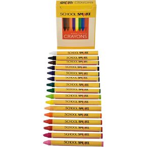 School Smart Classic Crayon Set with Tuck Box for Schools, Home, and More, Assorted Colors, Pack of 16 in Kuwait