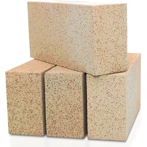 GIRtech Insa-1 Universal Insulating Fire Brick - 2370F Pack of 1 - for Forge Kiln Fireplace Wood Stove - High Insulation Extra Low Thermal Conductivity, Durable &Lightweight - Industrial/DIY Projects in Kuwait