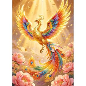 NAIMOER Dragon Diamond Painting Kits for Adults, 5D Dragon Diamond Art Kits for Adults, DIY Full Drill Diamond Painting Animals Diamond Arts for Home Decor 30x40cm in Kuwait