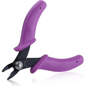 SPEEDWOX Bead Crimping Pliers Jewelry Crimper Plier for Beading Micro Tube Beads Crimper Micro Crimping Pliers Bent 2 holes Multi Use DIY Jewelry Craft Beading Hobby for 2mm-3mm Beads and Tubes in Kuwait