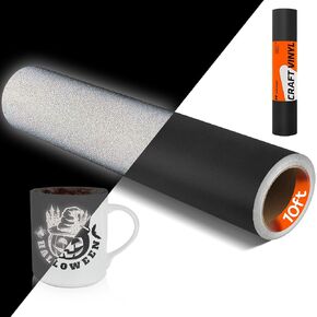 WRAPXPERT Reflective Vinyl - White, 12" x 5ft for Mailbox Numbers, Cars, Trucks, Motorcycles, Bikes, Helmets in Kuwait