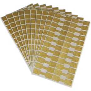 Jewelry Repair, Price and Identification Tags Silver Rectangle 500pcs Tyvek Self Adhesive for Rings, Bracelets, Necklaces, Pendants Display and Pricing in Kuwait