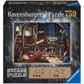 Ravensburger Escape Puzzle - Space Observatory 759 Piece Jigsaw | Unique Escape Room Experience | Perfect for Kids and Adults Aged 12 and Up | FSC Certified Materials | 27'' x 20'' Size in Kuwait