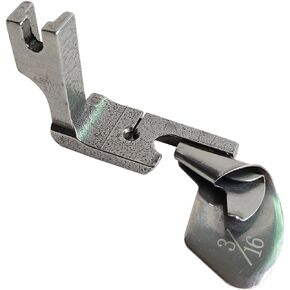 3 Piece Industrial Curved Scroll Hemmer Foot 1/8",3/16",1/4" Hem Pull Tube Presser Foot Silk Chiffon Skirt Crimping Presser Foot Compatible with Brother JUKI CONSEW Singer (Only Size:1/8"(3.2mm)) in Kuwait