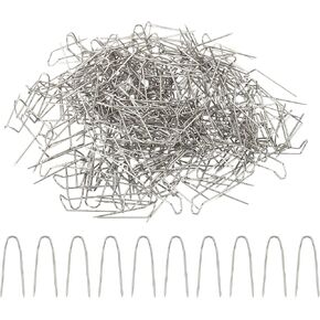 PATIKIL Fork Pins, 300 Pcs Stainless Steel Sewing U-Pins 0.8" Double Blocking Pin for Sewing Jewelry Fabric Craft DIY, Silver in Kuwait
