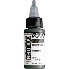 Golden High Flow Arcylic Paint, 1 Ounce, Transparent Shading Gray in Kuwait