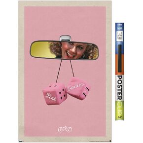 Trends International GREASE - DICE Wall Poster, 14.725" x 22.375", Barnwood Framed Version in Kuwait