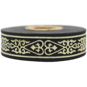 11 Yard Spool 0.86" Wide Royal Blue Celtic Heart Jacquard Ribbon Trim Woven Tape for DIY Sewing Crafting Home Decor Costume and Clothing 22068 in Kuwait