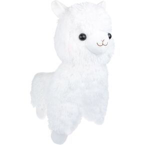 TOLLION Cuddly White Alpaca Llama Lamb Toy -7" Stuffed Animal Cushion Plush Doll Valentine Gift New Baby Gift Graduate Gift Lovers Anniversary Fiesta Gift for Girlfriend Children Friends in Kuwait
