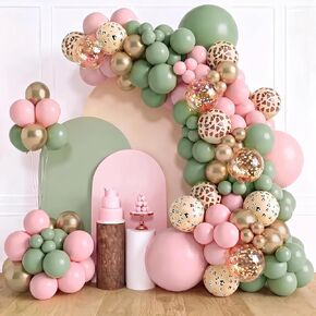 Amandir 152Pcs Toy Inspired Story Balloons Arch Garland Kit, Cow Pattern Cloud Yellow Red Blue Green Confetti Latex Balloons for Kids Toy Inspired Story Theme Birthday Party Supplies Decorations in Kuwait