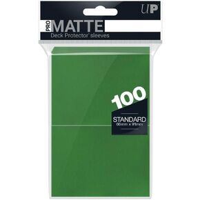 Ultra Pro Standard Deck Protectors - Pro-Matte Green (100 ct) in Kuwait