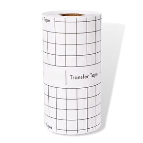 Strong Grip Transfer Tape for Vinyl - 5.5" x 50' Vinyl Transfer Paper Transfer Tape w/Blue Alignment Grid - Clear Transfer Tape for Cricut Vinyl Rolls - Vinyl Tape for Decals, Crafts, Windows & Mugs in Kuwait