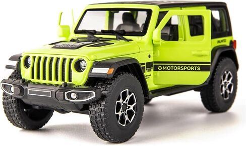 WAKAKAC متوافق مع 1/32 Wrangler Alloy Diecast نموذج سيارة قابل للجمع هدية مع ضوء وصوت لعبة سيارة للأطفال الأولاد والبنات هدية عيد ميلاد عيد الميلاد باللون الأخضر in Kuwait