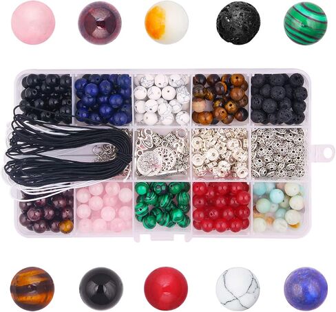 Colle Rhinestone Beads for Jewelry Making - 225pcs 10mm Pave Disco Ball Polymer Clay Rhinestones Round Charms Crystal Diamond Beads Bulk for Crafting Necklace Bracelet Earring DIY Decoration in Kuwait