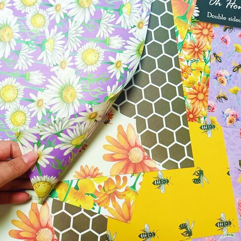 Watercolor Green Floral Scrapbook Paper Pad - 26 Sheets 10x10 Inch Pattern Decorative Background Printed Designer Craft Origami Paper for DIY Card Making Photo Album Junk Journal Wedding in Kuwait