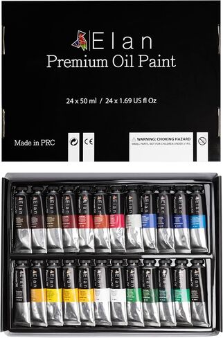 Elan Professional Watercolor Paint Set, 24 Liquid Watercolor Paint Tubes 0.4oz, Artist Paint Set for Adults, Professional Paint Set Non Toxic, Artist Watercolor Paint, Professional Watercolors in Kuwait