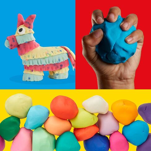 Play-Doh Ultimate Color Collection 65-Pack of Modeling Compound, Non-Toxic, 1-Ounce Fun Size Cans, Includes Sapphire, Sparkle, Confetti, Metallic Colors, and Color Burst (Amazon Exclusive) in Kuwait